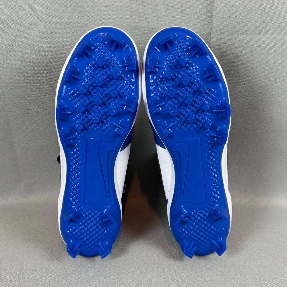 Nike Air Jordan Retro 1 MCS Baseball Cleats Mens 10 Royal Blue Black White New - Picture 9 of 10